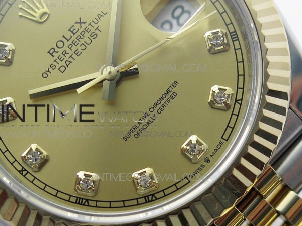 DateJust 41 126333 Wrapped SS/YG 3EF 1:1 Best Edition YG Dial Crystal Markers on Wrapped SS/YG Jubilee Bracelet A3235 – Bild 5