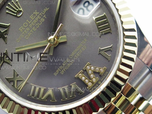 Datejust 31mm 278273 SS/YG BP Best Edition Gray Roman Markers Dial on SS/YG Jubilee Bracelet – Bild 5