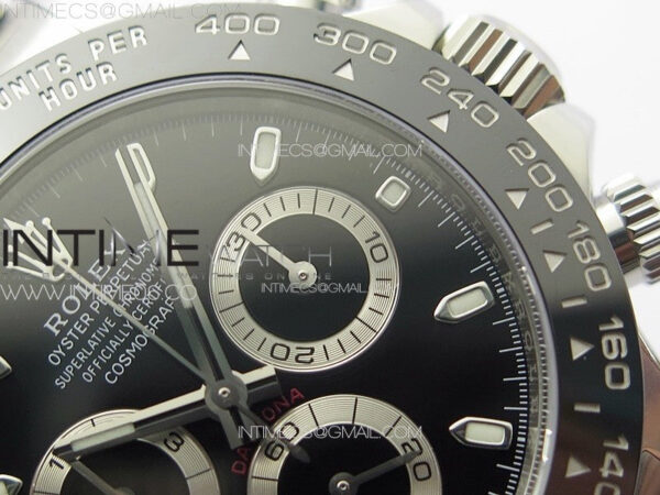 Daytona 116500 Clean 1:1 Best Edition 904L SS Case and Bracelet Black Dial SA4130 – Bild 5