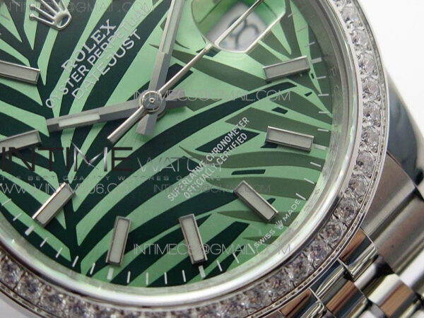 DateJust 36 SS 126284 BP 1:1 Best Edition New Green Dial on Jubilee Bracelet – Bild 5