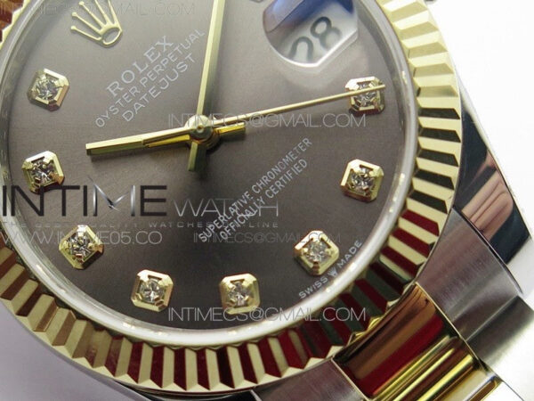 Datejust 31mm 278273 SS/YG BP Best Edition Gray Diamonds Markers Dial on SS/YG Oyster Bracelet – Bild 6