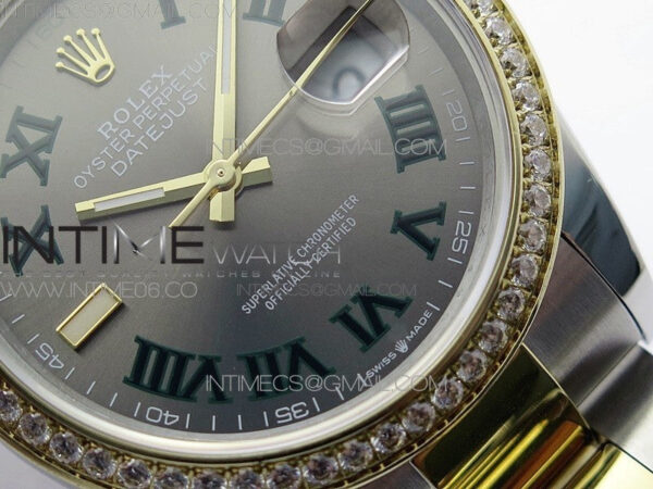DateJust 36 SS/YG 126283 JDF 1:1 Best Edition Gray Dial on Oyster Bracelet – Bild 5