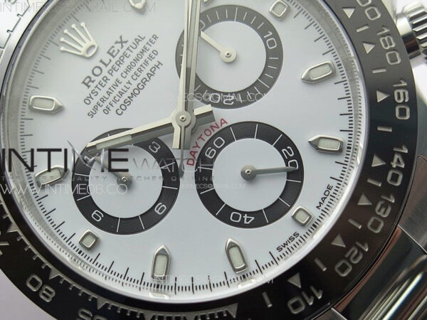 Daytona 116500 Clean 1:1 Best Edition 904L SS Case and Bracelet White Dial SA4130 – Bild 5