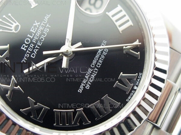 Datejust 31mm 278275 SS BP Best Edition Black Roman Markers Dial on SS President Bracelet – Bild 5