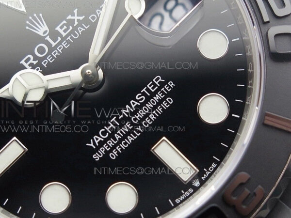 Yacht-Master 42mm 226659 VSF 1:1 Best Edition 3D Black Ceramic Bezel on Black Rubber Strap VS3235 – Bild 7