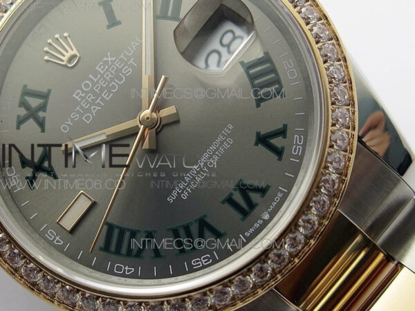 DateJust 36 SS/RG 126281 BP 1:1 Best Edition Gray Dial on Oyster Bracelet – Bild 4