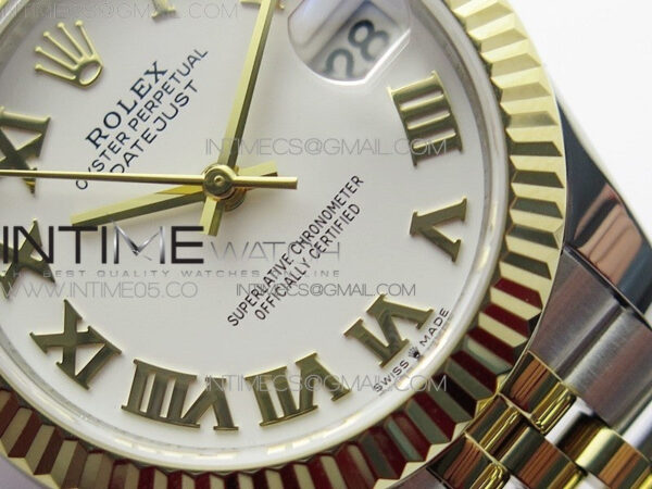 Datejust 31mm 278273 SS/YG BP Best Edition White Roman Markers Dial on SS/YG Jubilee Bracelet – Bild 5