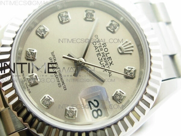 DateJust 28mm SS BP Best Edition Silver Dial on SS Bracelet ETA2671 – Bild 6