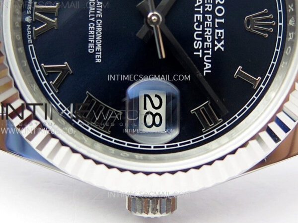 DateJust 41mm 126334 904 SS ARF 1:1 Best Edition Blue Dial Roman Markers on Jubilee Bracelet SH3235 – Bild 6