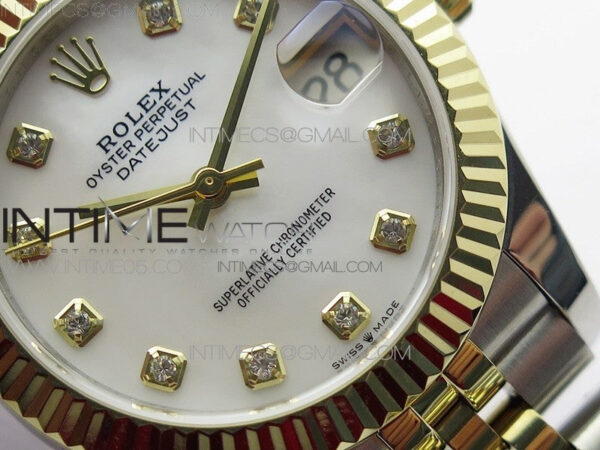 Datejust 31mm 278273 SS/YG BP Best Edition White MOP Diamond Markers Dial on SS/YG Jubilee Bracelet – Bild 5