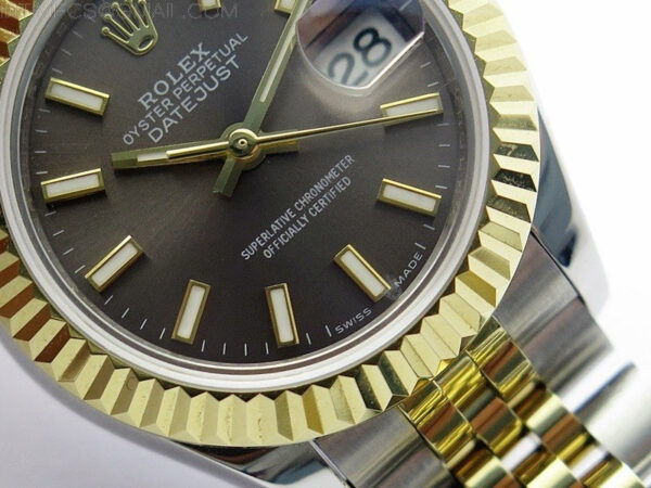 Datejust 28mm 279173 SS/YG BP Best Edition Green Sticks Markers Dial on SS/YG Jubilee Bracelet ETA2671 – Bild 4