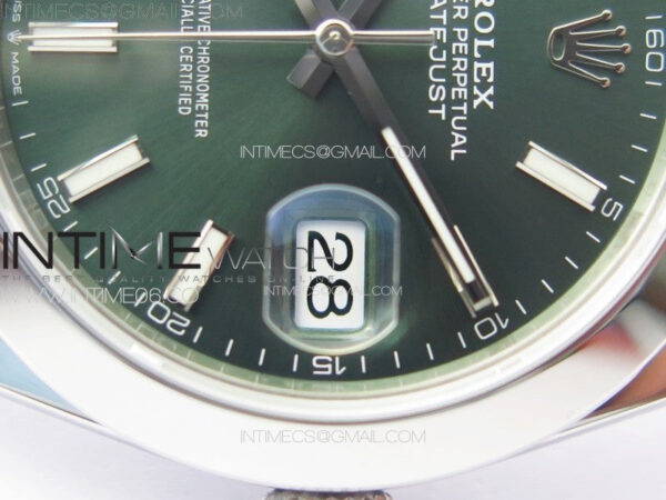 DateJust 41 126300 904L SS VSF 1:1 Best Edition Green Dial on Jubilee Bracelet VS3235 – Bild 5