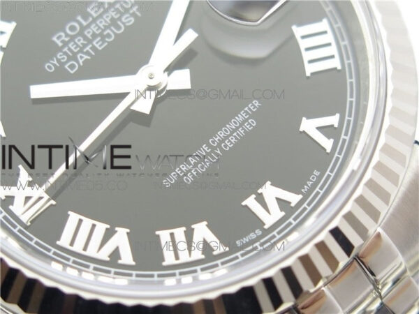DateJust 36 SS 116234 ARF 1:1 Best Edition 904L Steel Black Dial Roman Markers on Jubilee Bracelet SH3135 V3 – Bild 5
