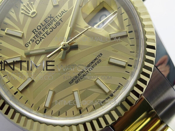 DateJust 36 SS/YG 126233 JDF 1:1 Best Edition New YG Dial on Oyster Bracelet – Bild 5