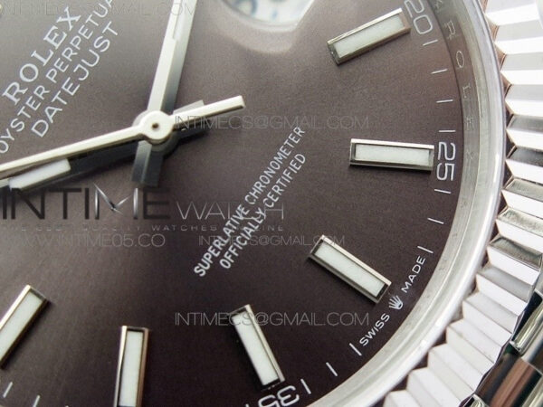 DateJust 41 126334 SS BP 1:1 Best Edition New Version Gray Dial on Jubilee Bracelet – Bild 5