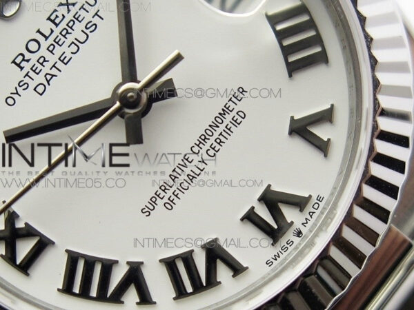 Datejust 31mm 278275 SS BP Best Edition White Roman Markers Dial on SS President Bracelet – Bild 4
