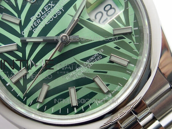 DateJust 36 SS 126200 BP 1:1 Best Edition New Green Dial on Jubilee Bracelet – Bild 6