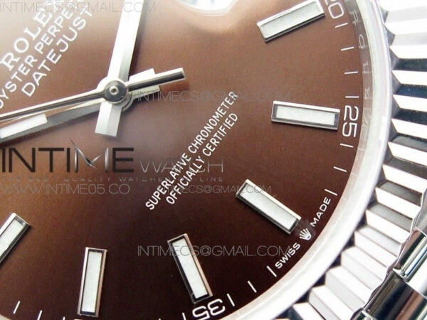 DateJust 41 126334 SS BP 1:1 Best Edition New Version Brown Dial on Jubilee Bracelet – Bild 5