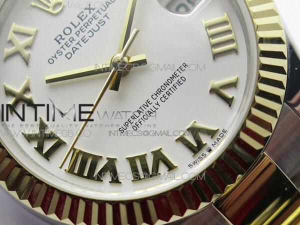 Datejust 31mm 278273 SS/YG BP Best Edition White Roman Markers Dial on SS/YG Oyster Bracelet – Bild 4