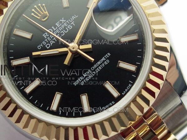 Datejust 28mm 279173 SS/RG BP Best Edition Black Stick Markers Dial on SS/RG Jubilee Bracelet ETA2671 – Bild 5