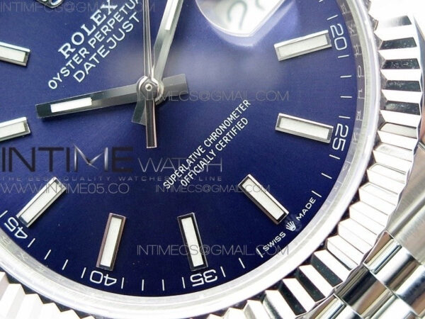 DateJust 41 126334 SS BP 1:1 Best Edition New Version Blue Dial on Jubilee Bracelet – Bild 4