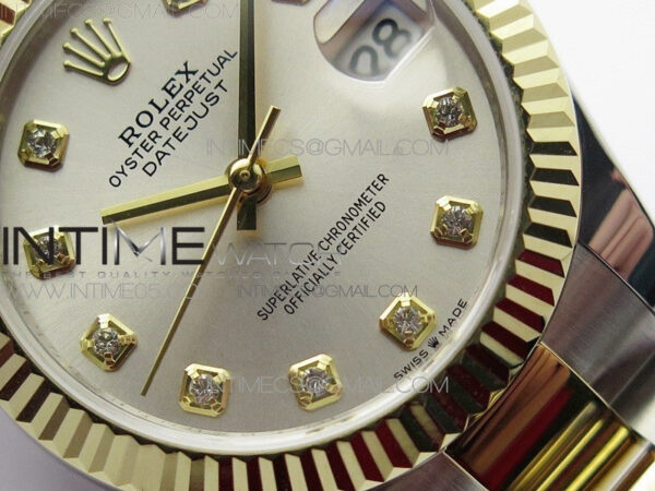 Datejust 31mm 278273 SS/YG BP Best Edition Silver Diamonds Markers Dial on SS/YG Oyster Bracelet – Bild 4
