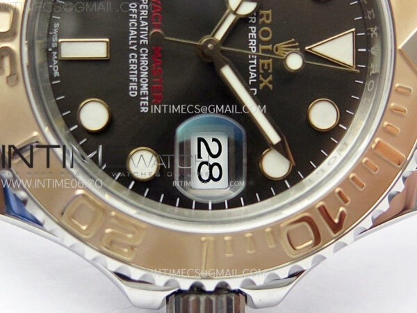 Yacht-Master 116621 904L/RG VSF 1:1 Best Edition Brown Dial On 904L/RG Bracelet VS3135 – Bild 5