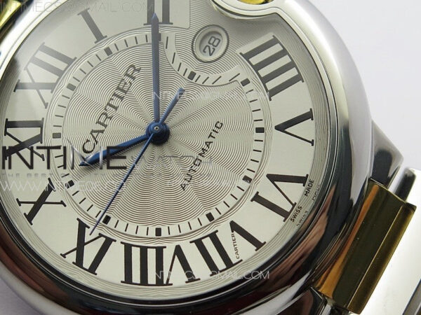 Ballon Bleu 42mm SS/YG K3F 1:1 Best Edition White Texture Dial on SS Bracelet A2824 – Bild 5