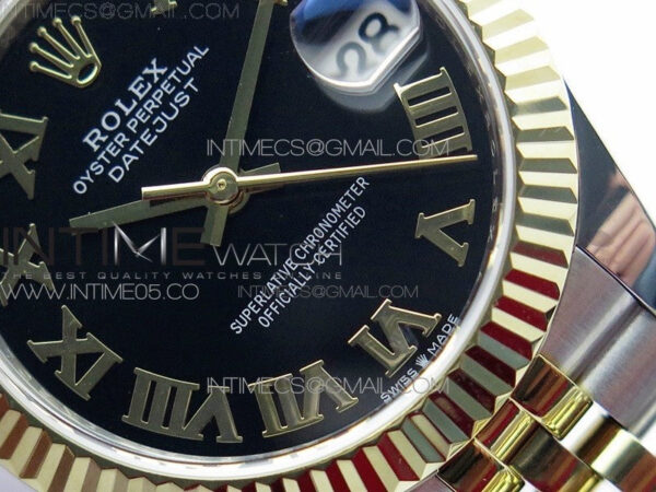 Datejust 31mm 278273 SS/YG BP Best Edition Black Roman Markers Dial on SS/YG Jubilee Bracelet – Bild 5