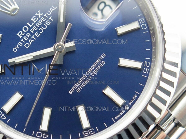 DateJust 41 126334 904L SS VSF 1:1 Best Edition Blue Dial on Jubilee Bracelet VS3235 – Bild 5