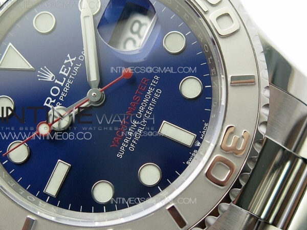 Yacht-Master 126622 904L Steel Clean F 1:1 Best Edition Blue Dial on SS Bracelet VR3235 – Bild 4