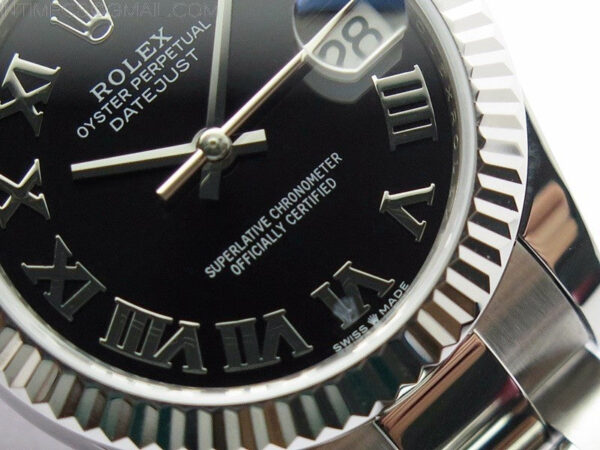 Datejust 31mm 278273 SS BP Best Edition Black Roman Markers Dial on Oyster Bracelet – Bild 5