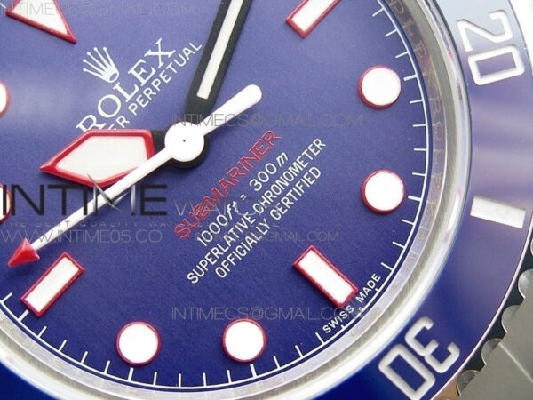 The Rough Matt Diver Sandblast SS GMF Best Edition Blue Dial on SS Bracelet SA3130 – Bild 5