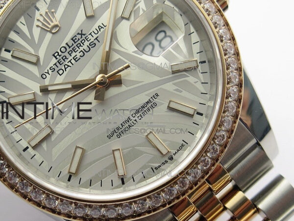 DateJust 36 SS/RG 126281 BP 1:1 Best Edition Silver/Gray Dial on Jubilee Bracelet – Bild 5