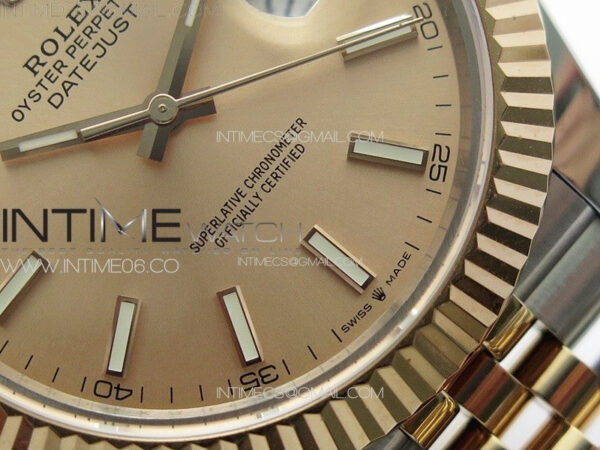 DateJust 41 126331 904L SS/RG GMF 1:1 Best Edition Champagne Gold Dial On Jubilee Bracelet VR3235 – Bild 5