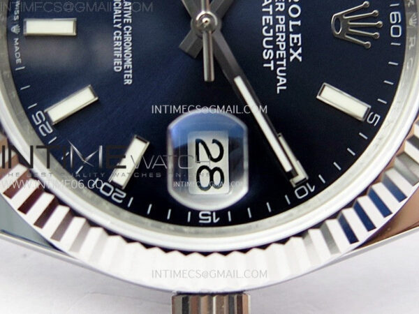 DateJust 41mm 126334 904 SS ARF 1:1 Best Edition Blue Dial Sticks Markers on Jubilee Bracelet SH3235 – Bild 5
