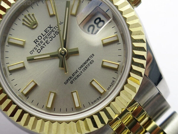 Datejust 28mm 279173 SS/YG BP Best Edition Silver Sticks Markers Dial on SS/YG Jubilee Bracelet ETA2671 – Bild 6