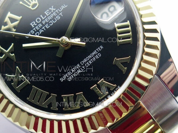 Datejust 31mm 278273 SS/YG BP Best Edition Black Roman Markers Dial on SS/YG Oyster Bracelet – Bild 5
