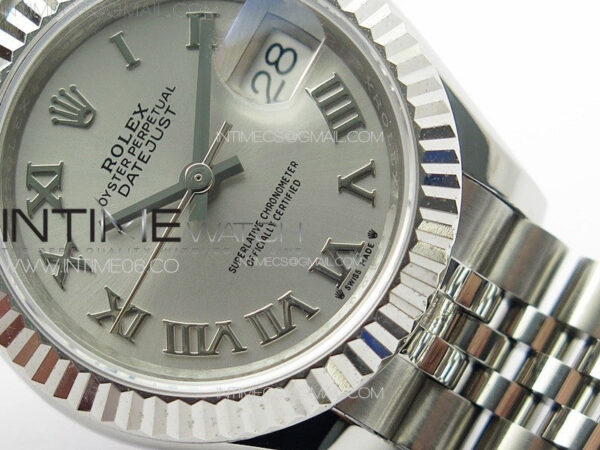 Datejust 28mm 279179 SS APSF Best Edition Silver Dial Roman Markers on SS Jubilee Bracelet NH05 – Bild 4