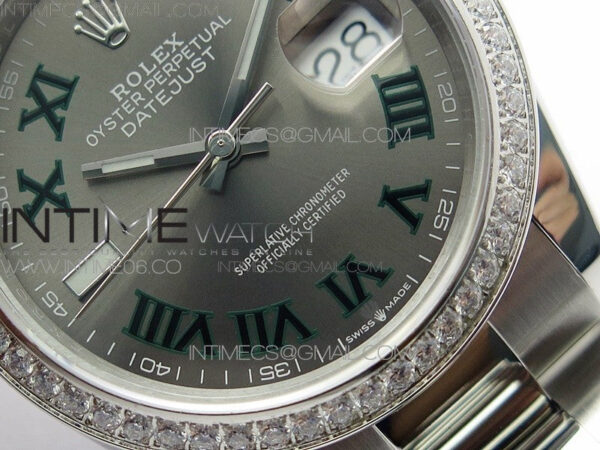 DateJust 36 SS 126234 BP 1:1 Best Edition Gray Dial on Oyster Bracelet – Bild 5