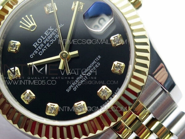 Datejust 31mm 278273 SS/YG BP Best Edition Black Diamond Markers Dial on SS/YG Jubilee Bracelet – Bild 5
