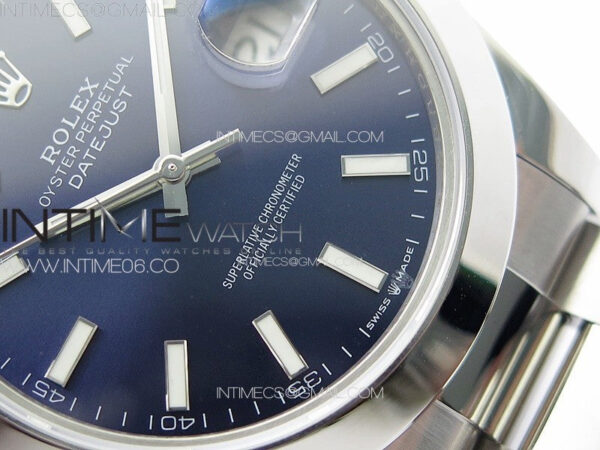 DateJust 41MM 126334 Smooth Bezel SS APSF 1:1 Best Edition Blue Dial on SS Jubilee Bracelet SA3235 – Bild 4