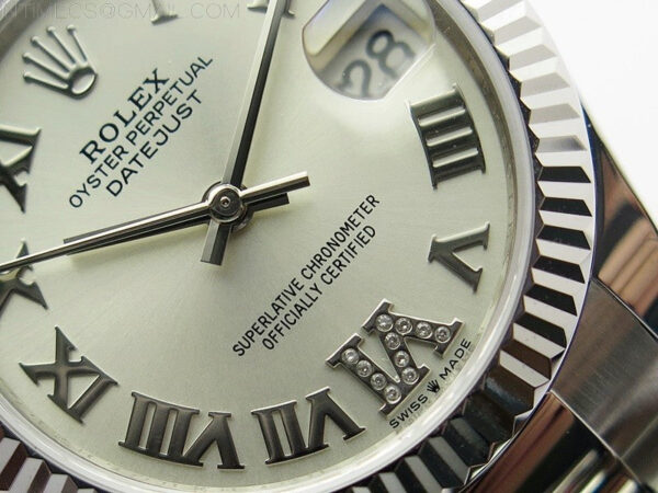 Datejust 31mm 278273 SS BP Best Edition Silver Roman Markers Dial on Oyster Bracelet – Bild 4