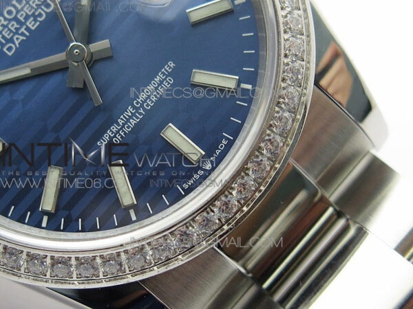 DateJust 36 SS 126234 BP 1:1 Best Edition New Blue Dial on Oyster Bracelet – Bild 5