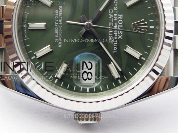 DateJust 36 SS 126234 VSF 1:1 Best Edition 904L Steel Green Leaf Dial on Jubilee Bracelet VS3235 – Bild 5