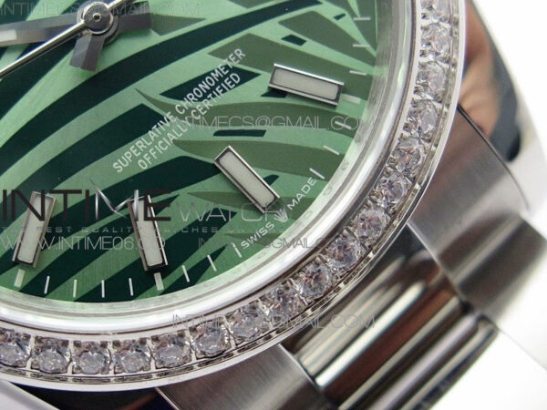 DateJust 36 SS 126234 BP 1:1 Best Edition New Green Dial on Oyster Bracelet – Bild 5