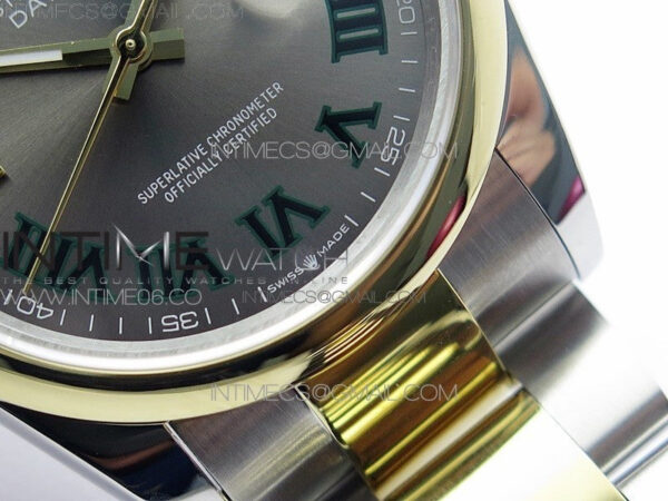DateJust 36 SS/YG 126203 JDF 1:1 Best Edition Gray Dial on Oyster Bracelet – Bild 5