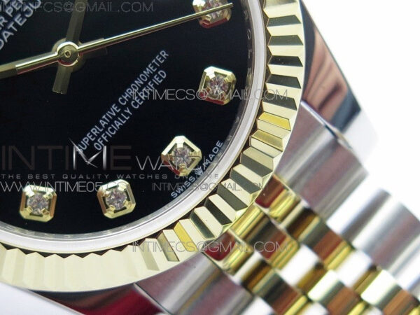 Datejust 31mm 278273 SS/YG BP Best Edition Black Diamond Markers Dial on SS/YG Jubilee Bracelet – Bild 7