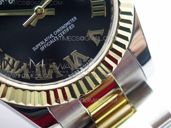 Datejust 31mm 278273 SS/YG BP Best Edition Black Roman Markers Dial on SS/YG Oyster Bracelet – Bild 6