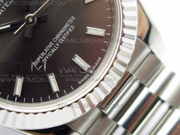 Datejust 31mm 278275 SS BP Best Edition Gray Stick Markers Dial on SS President Bracelet – Bild 6